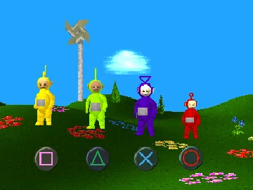 Play with the Teletubbies (US) screen shot game playing